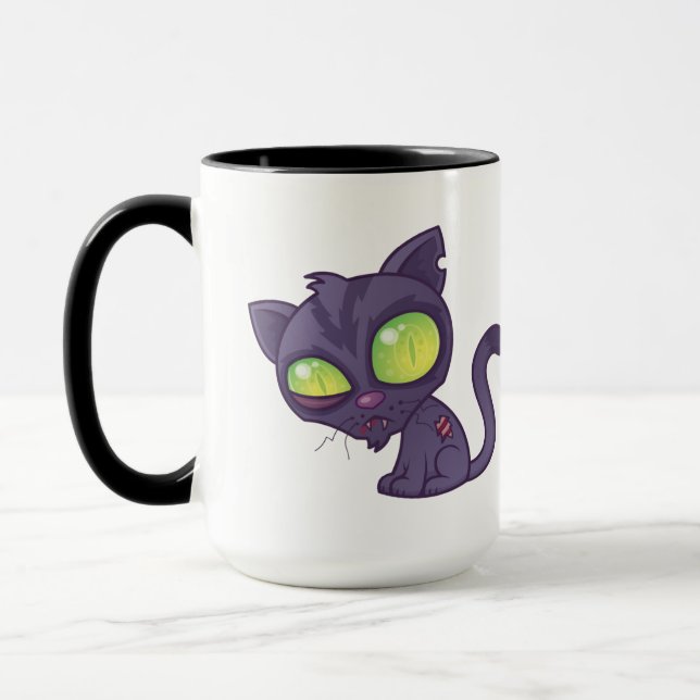 Caneca Gatinho Zombie (Esquerda)
