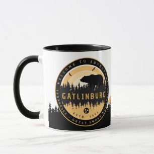 Caneca Gatlinburg Tennessee Bear Pine Nature