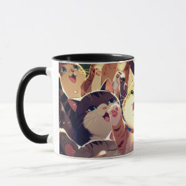Caneca Gato bonitinho de anime
