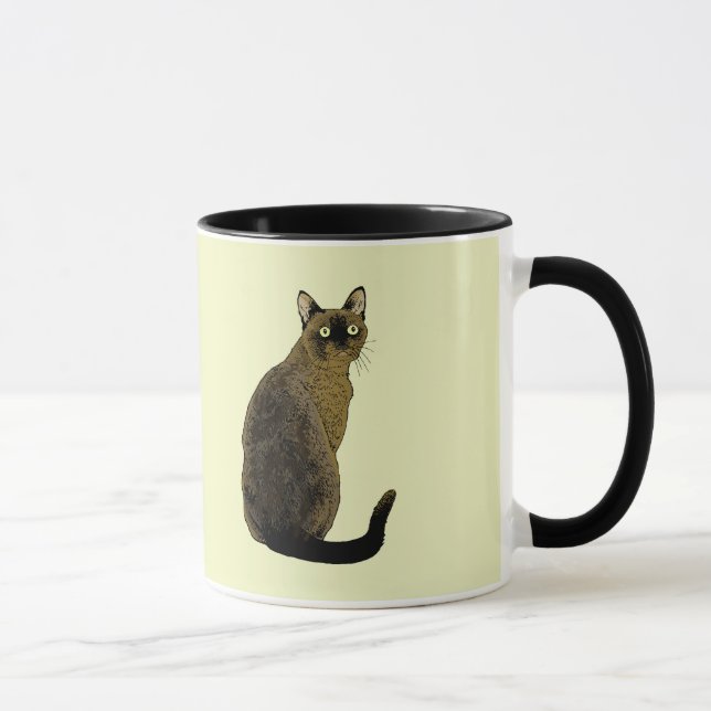 Caneca Gato Burmese (Direita)