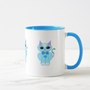 Caneca Gato celestial fofo