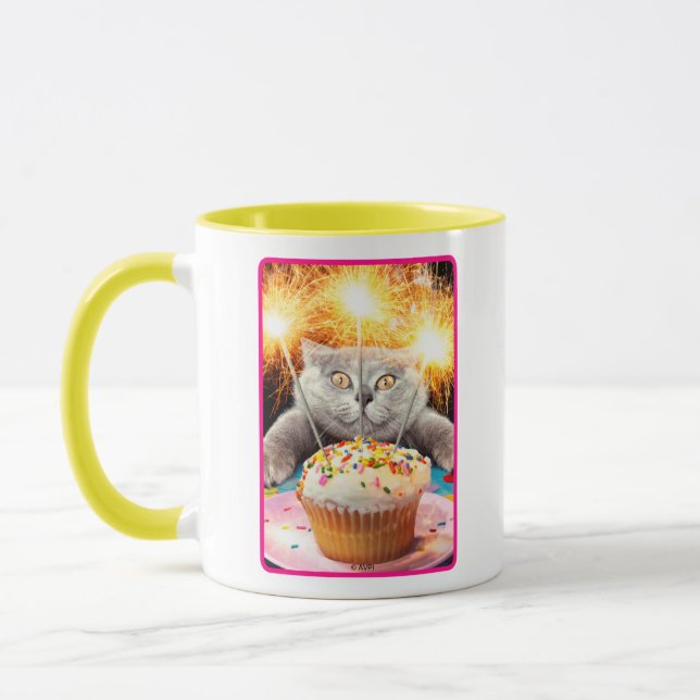 Caneca Gato com Cupcake (Esquerda)