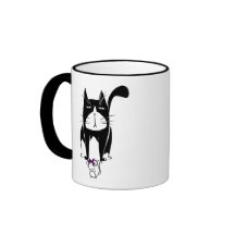 Gato com presente do rato