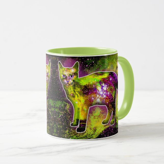Caneca Gato Cósmico Sigma (Frente Esquerda)