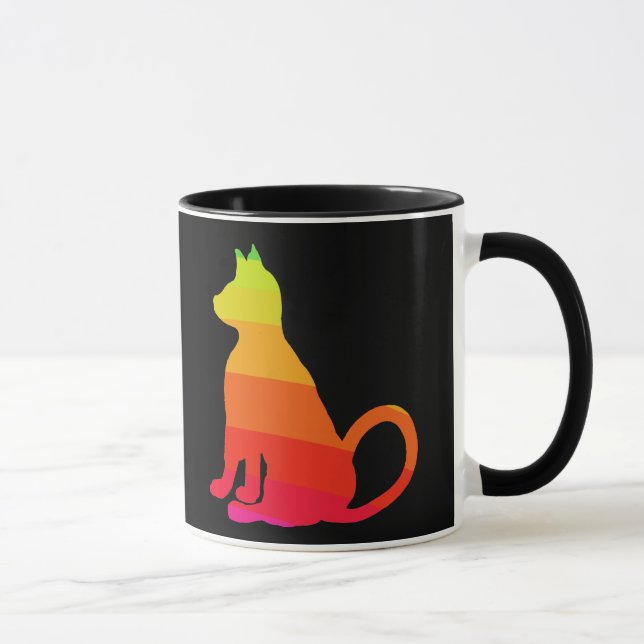 Caneca Gato CricketDiane do divertimento do arco-íris de (Direita)