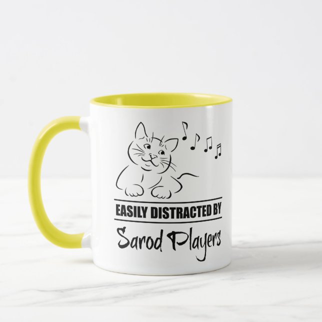 Caneca Gato curioso facilmente distraído por jogadores sa (Esquerda)