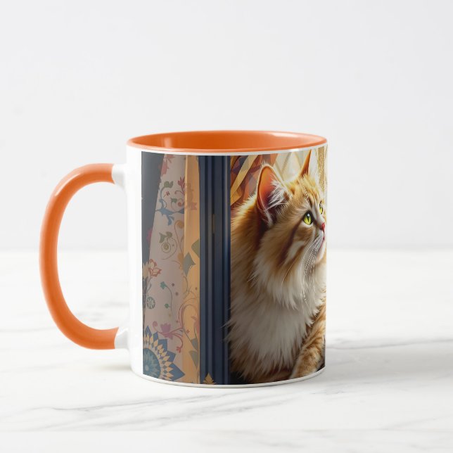 Caneca Gato da Janela da Manhã de Fantasy (Esquerda)