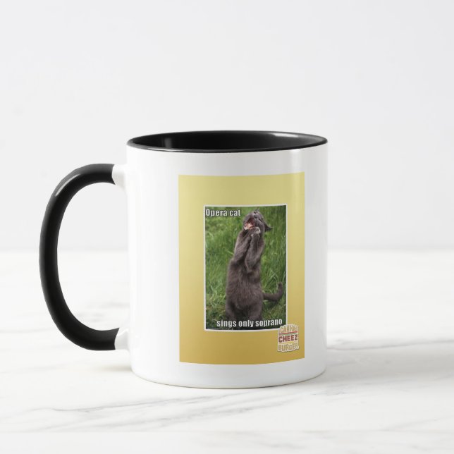 Caneca Gato da ópera (Esquerda)