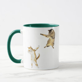 Caneca Gato Dabbing Meme Divertido para Amantes de Gatos