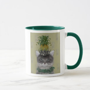 Caneca Gato de abacaxi