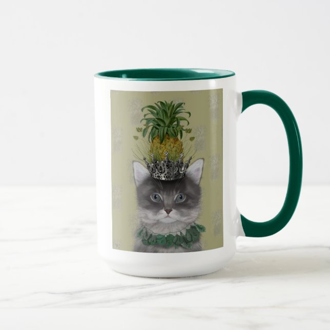 Caneca Gato de ananás (Direita)