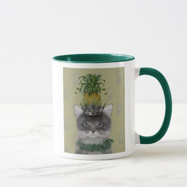 Caneca Gato de ananás (Direita)