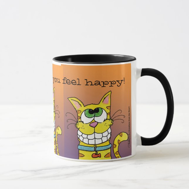 Caneca Gato de Grinning (Direita)
