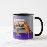 Caneca Gato de Menorah<br><div class="desc">É gengibre,  ele é pôr-do-sol,  ele está vestindo seu yarmulke,  hora de iluminar as velas!</div>