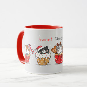 Caneca Gato de Natal
