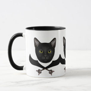 Caneca Gato de Sinalizador Pirata