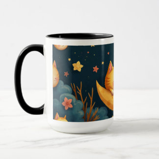 Caneca gato-do-deus-lua