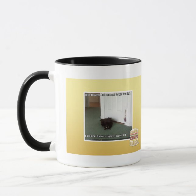 Caneca Gato do porão, desorientado leve (Esquerda)