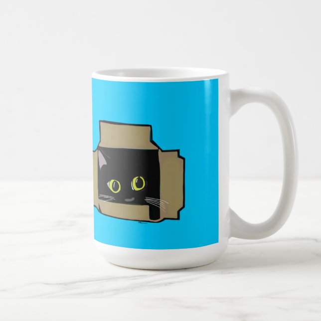 Caneca Gato em uma caixa (Direita)