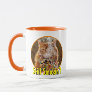 Caneca Gato Engraçado Com Cupcake De Aniversário Derret