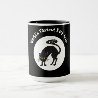 Caneca Gato Engraçado,Gato Fofo,Arco das Costas Mais Rápi