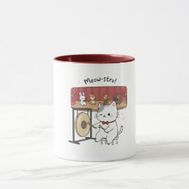 Caneca Gato Engraçado, Música e Amigos