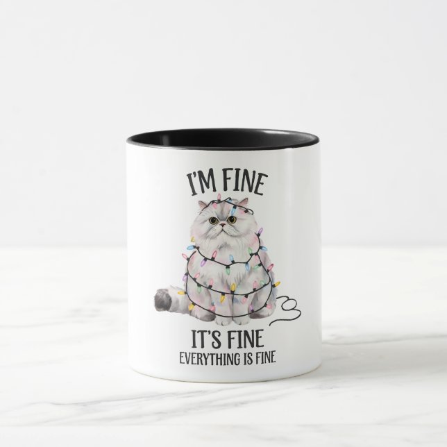 Caneca Gato Engraçado/Sarcástico (Centro)