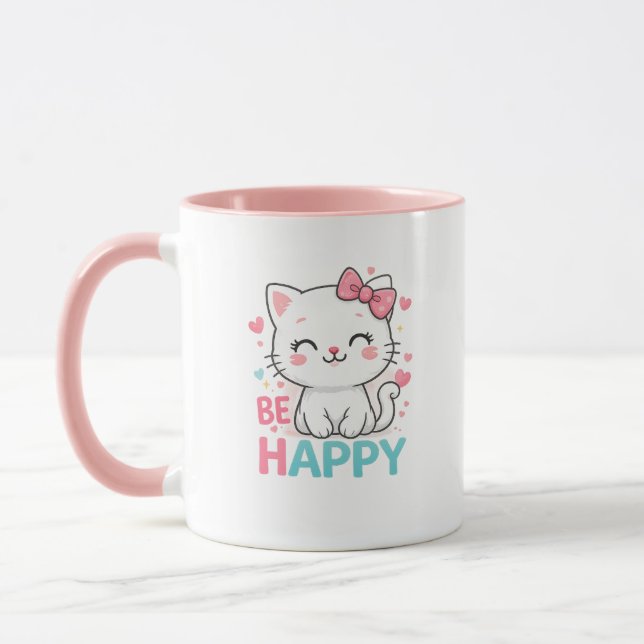 Caneca Gato Feliz (Esquerda)