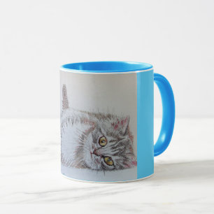 Caneca Gato-Gato-Gato-Gato-Lápis-Lápis-Lápis