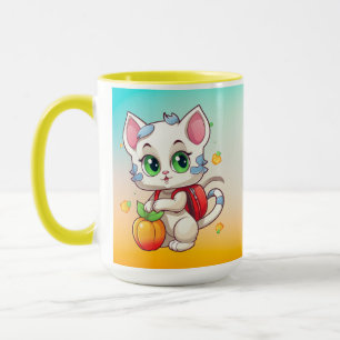 Caneca Gato indo para a escola - Escola de Gatos-85241