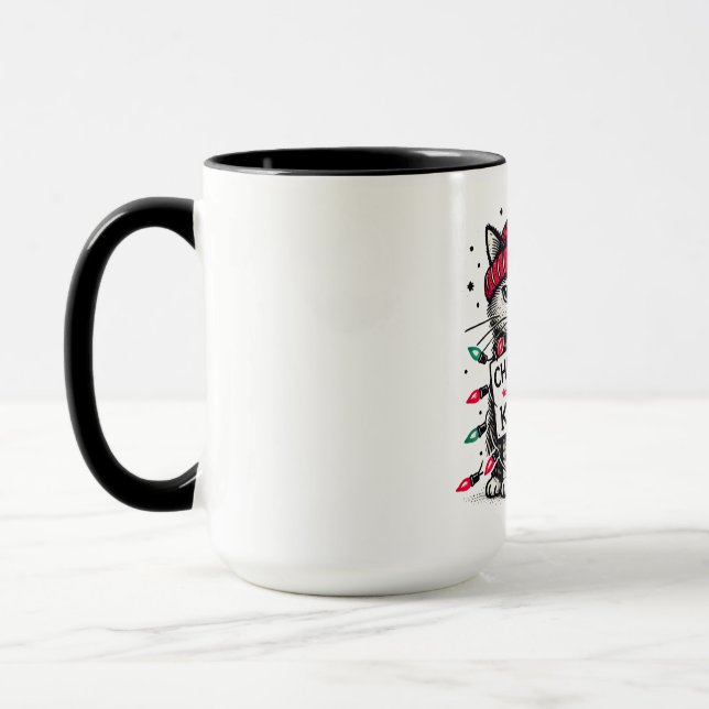 Caneca gato matador da árvore de natal (Esquerda)