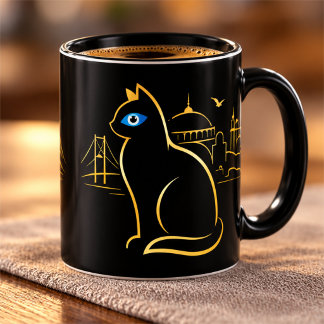 Caneca Gato Místico de Istambul