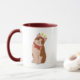 Caneca gato natalino