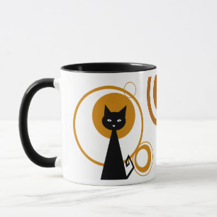Caneca Gato Negro à Lua