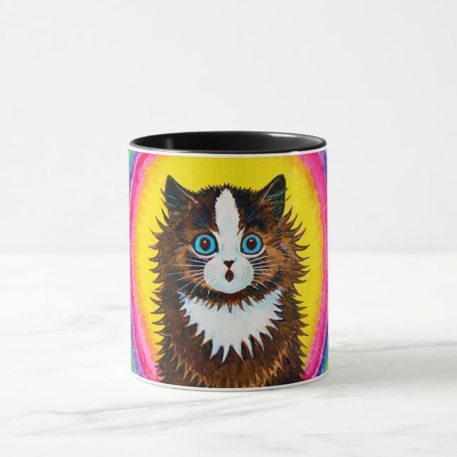 Caneca Gato no Arco-íris, Louis Wain (Centro)