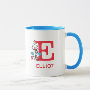 Caneca Gato no Chapéu, Coisa Um Nome & Monograma E