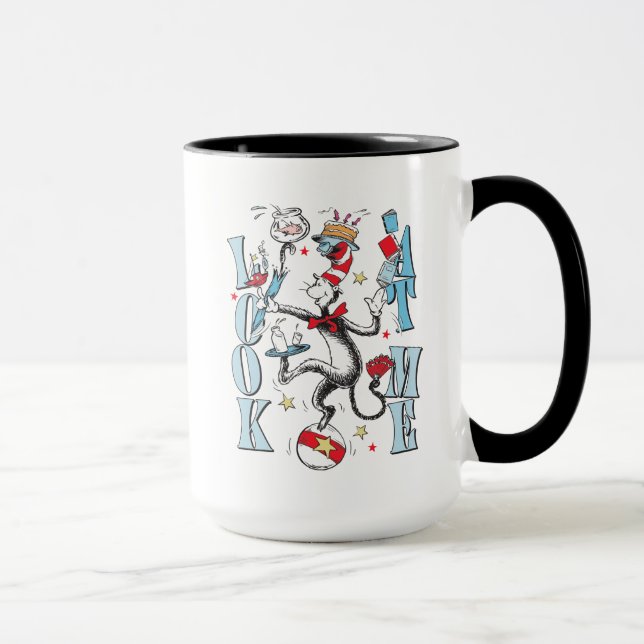 Caneca Gato no Chapéu | Olhe Para Mim (Direita)