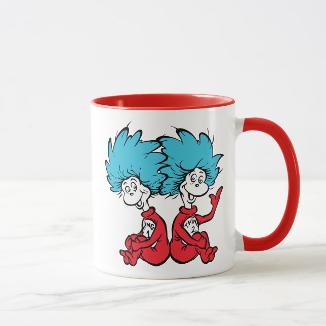 Caneca Gato no Chapéu Uma Coisa e Duas Coisas (Direita)