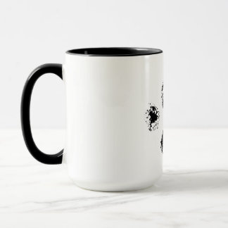 Caneca gato preto amante pata