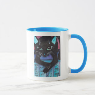 Caneca Gato preto da fibra egípcia