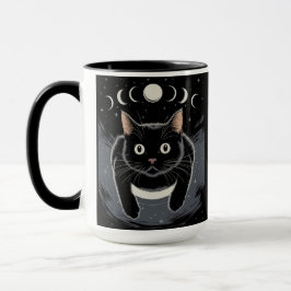 Caneca Gato Preto de Hora de Testemunha, Gato Gótico