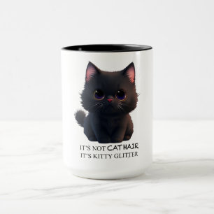 Caneca Gato preto fofo