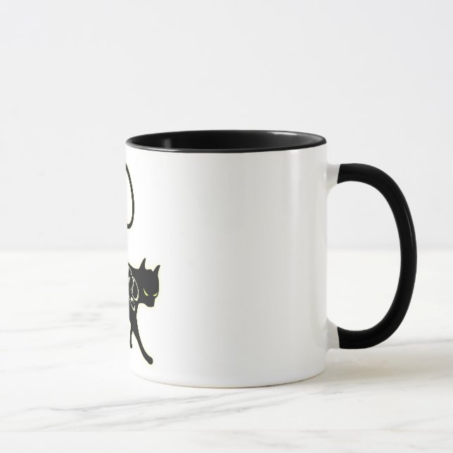 Caneca Gato preto mau (Direita)