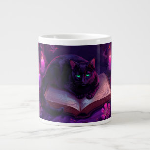Caneca Gato Preto   Xícara de Café à Luz de Velas 