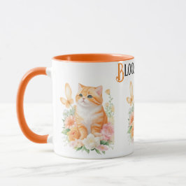Caneca "Gato Sangrento: Terra Maravilha do Flor Laranja e