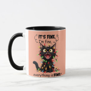 Caneca Gato Sarcástico Divertido  Colegas de Trabalho M