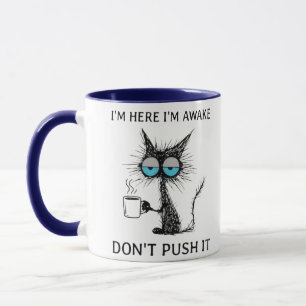 Caneca Gato Sarcástico Divertido  Colegas de Trabalho M