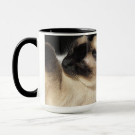 Caneca Gato Siames Pet Purr Meow Kitty Destino Arte