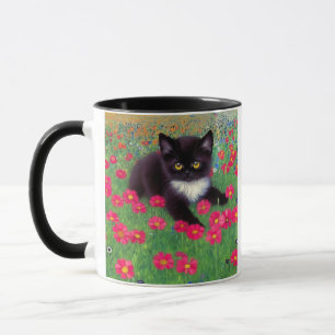 Caneca Gato Smoking de Gustav Klimt