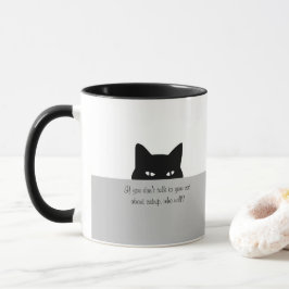 Caneca Gato Sneaky Fale com sua Gata